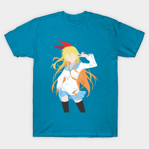 Chitoge Kirisaki T-Shirt by icr427